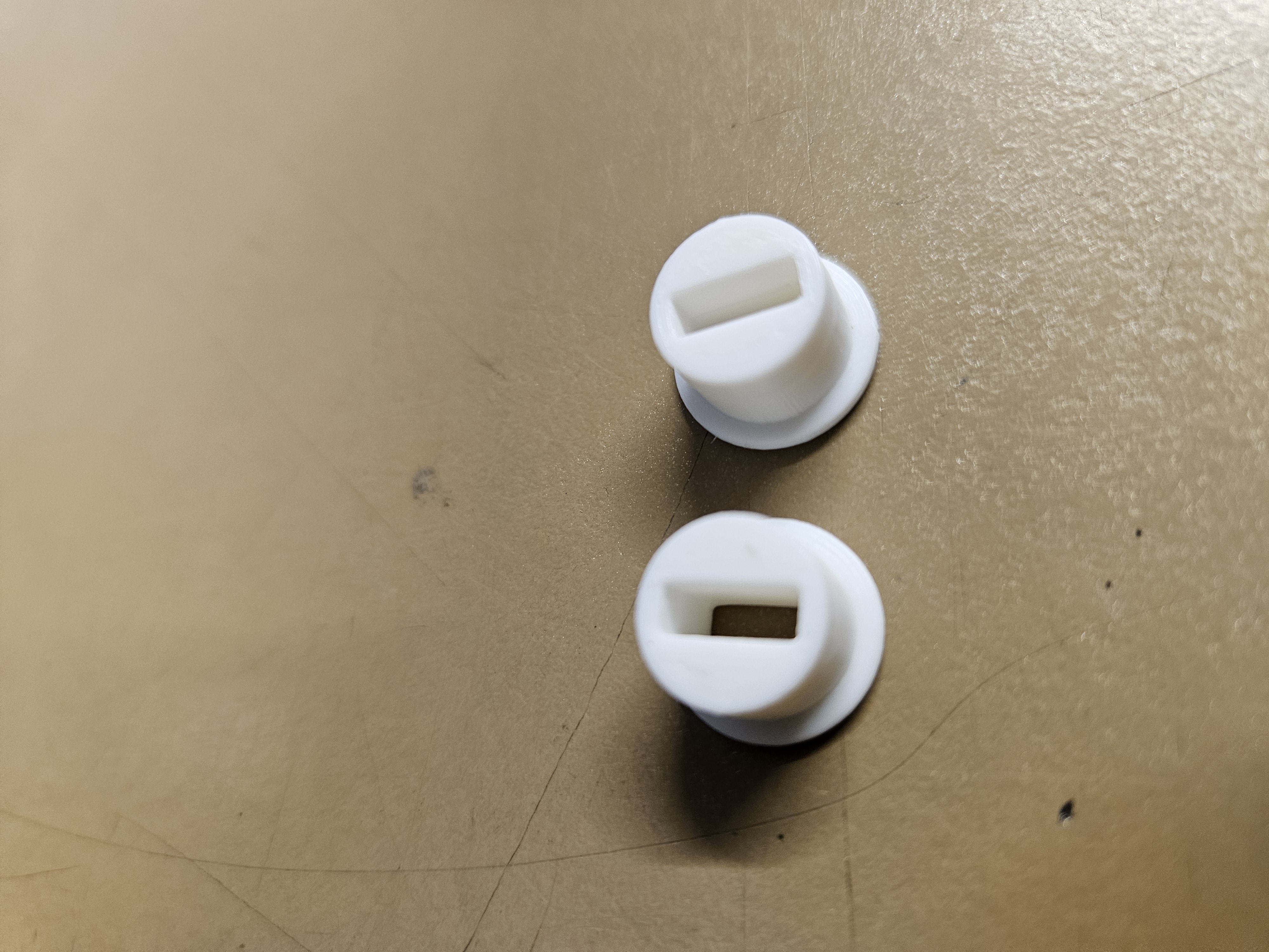 Engine flap bearing for Vespa Primavera, Kunststofflager für die Motorabdeckung