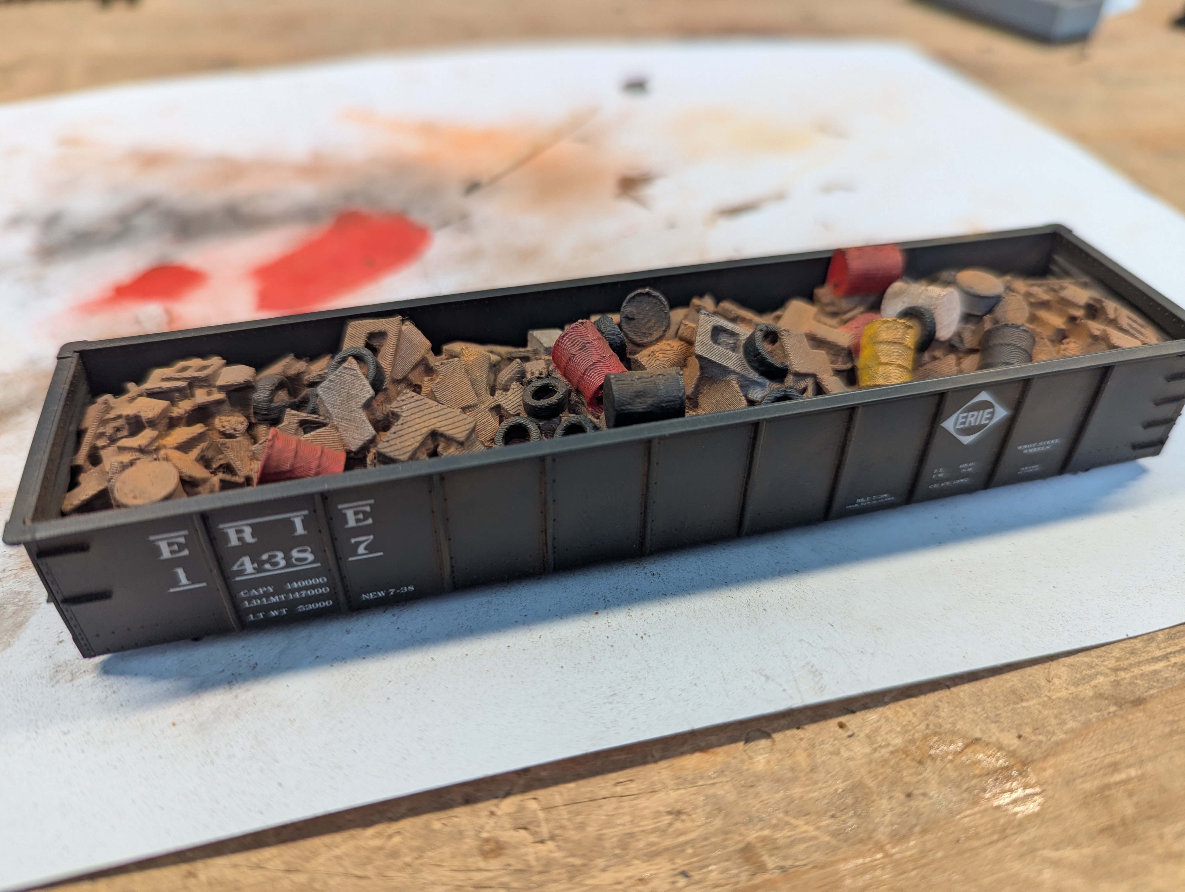 Gondola Scrap Load