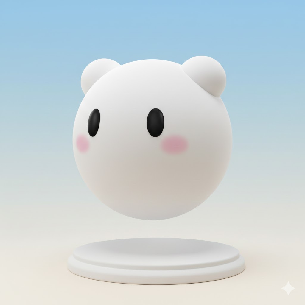 YukimiBotamon Digimon Creature Model