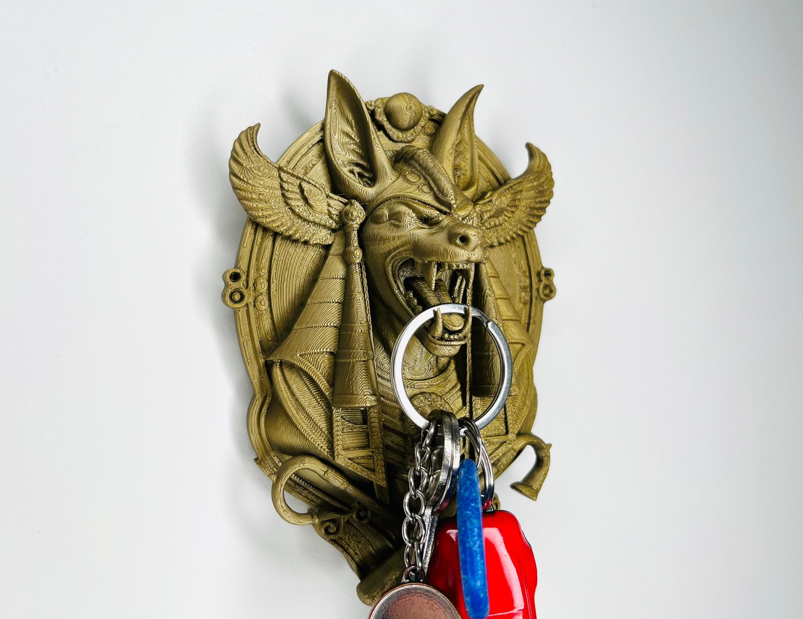 Anubis key chain organizer