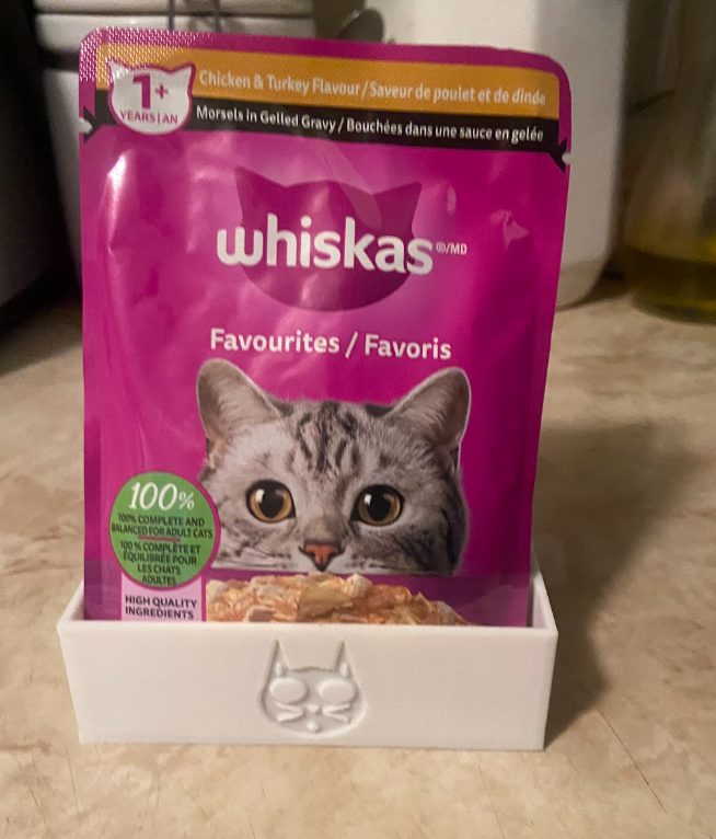 Cat Wet food package holder