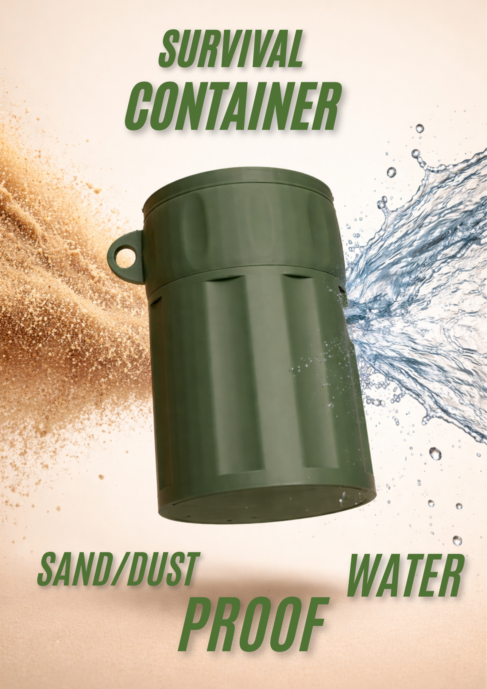container waterproof survival