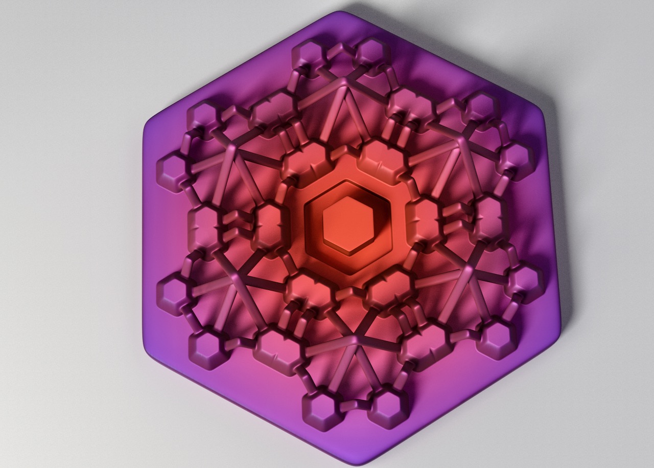 Hexagonal Cryptocoin — miniatura 2