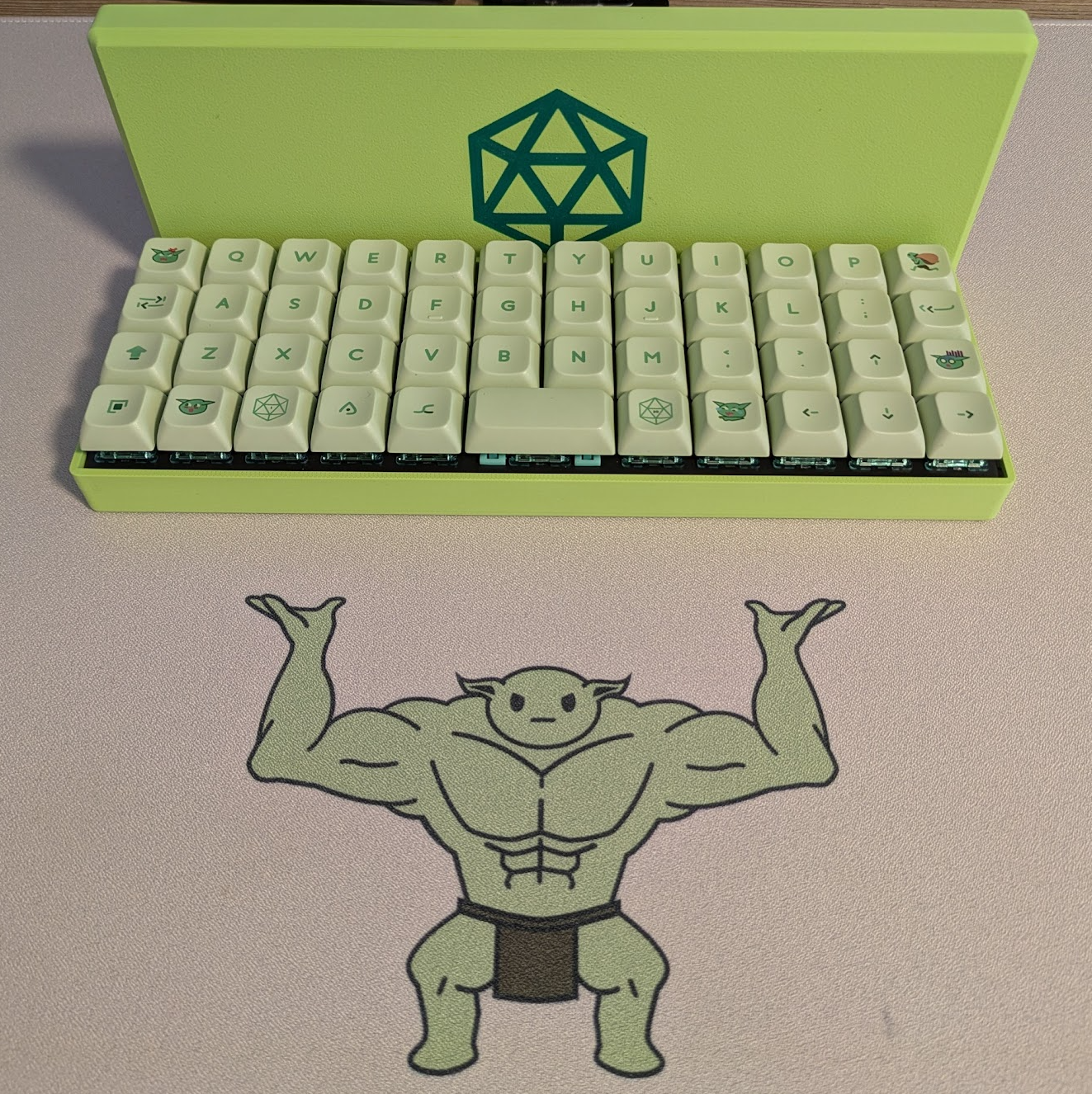 Planck Style Keyboard Case and Lid for Inland MK47