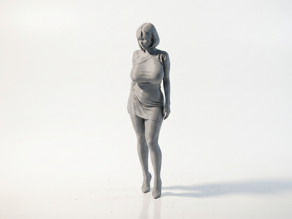 Elegant Female Figurine Collectible 3D Printable