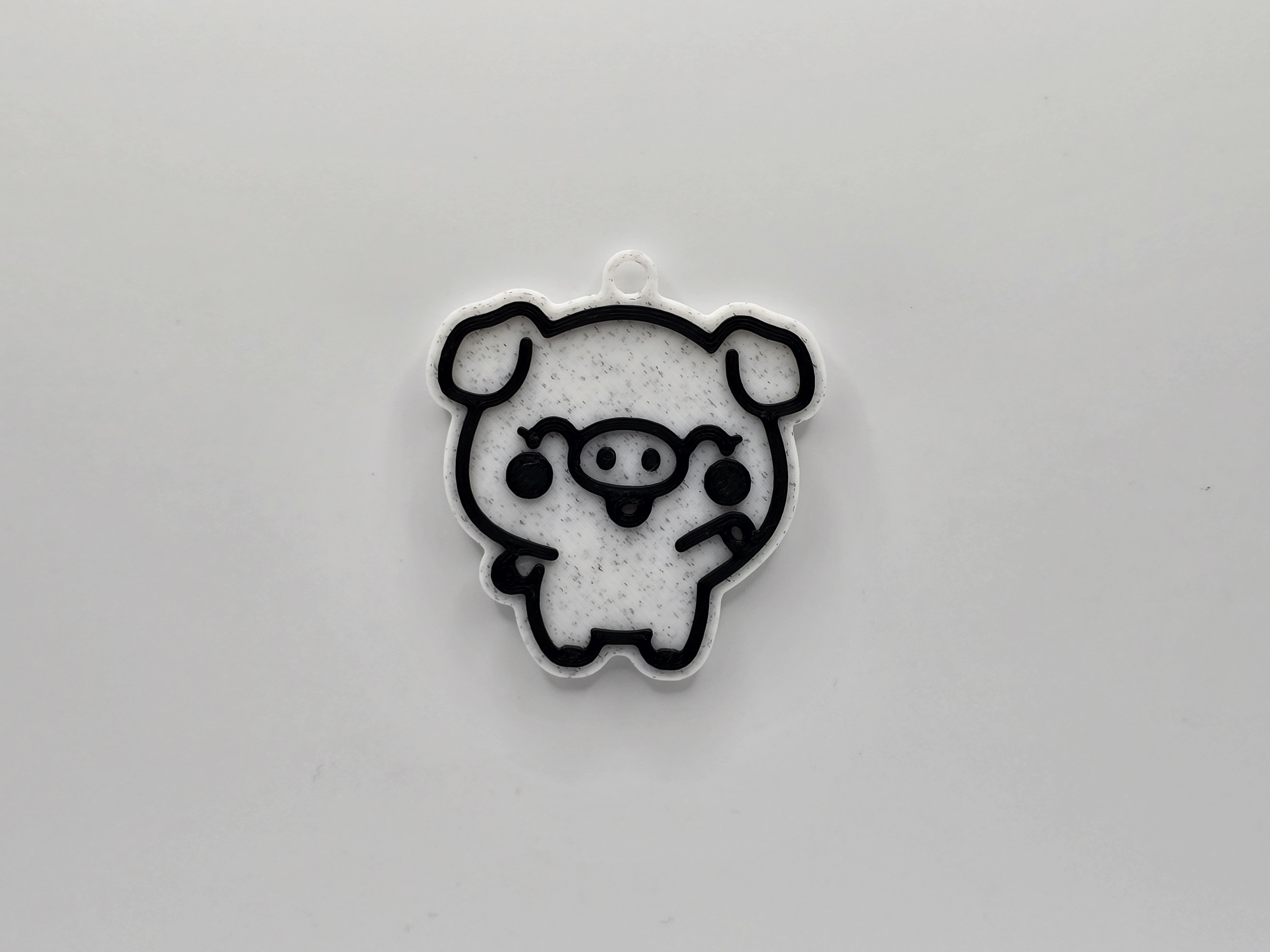 Cute Pig Keychain