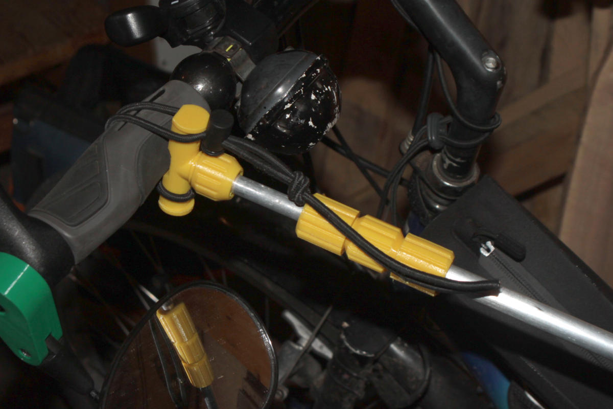 fixing rod for bike handlebar