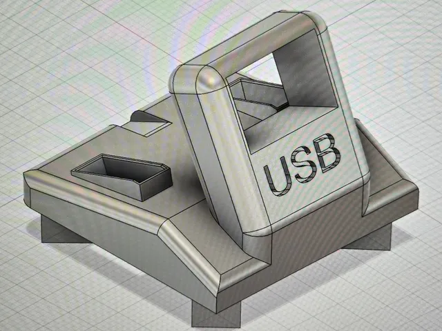 USB A mine Dock plus 2x USB Halterung