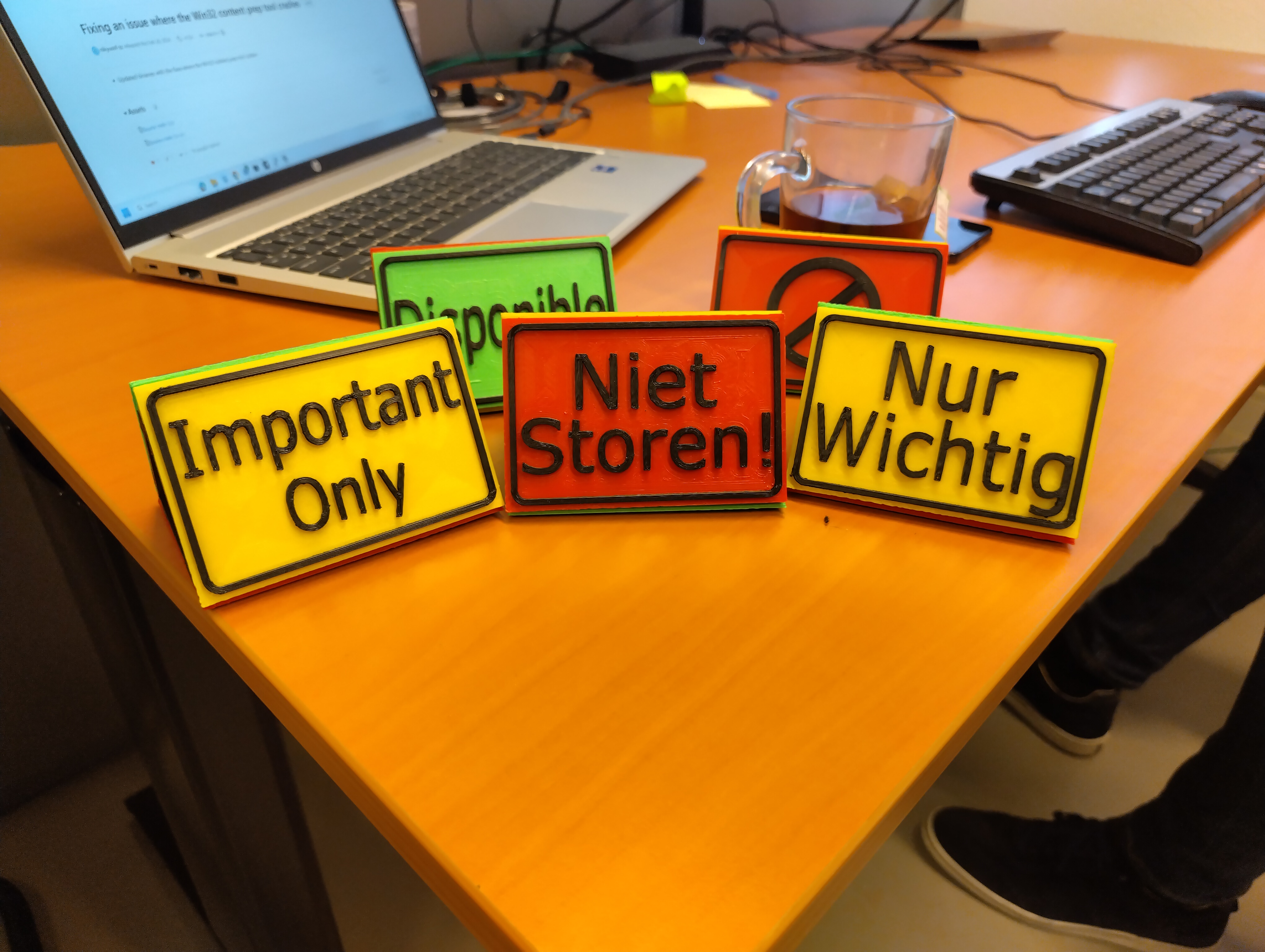 Desktop Status Sign (no AMS/MMU!)