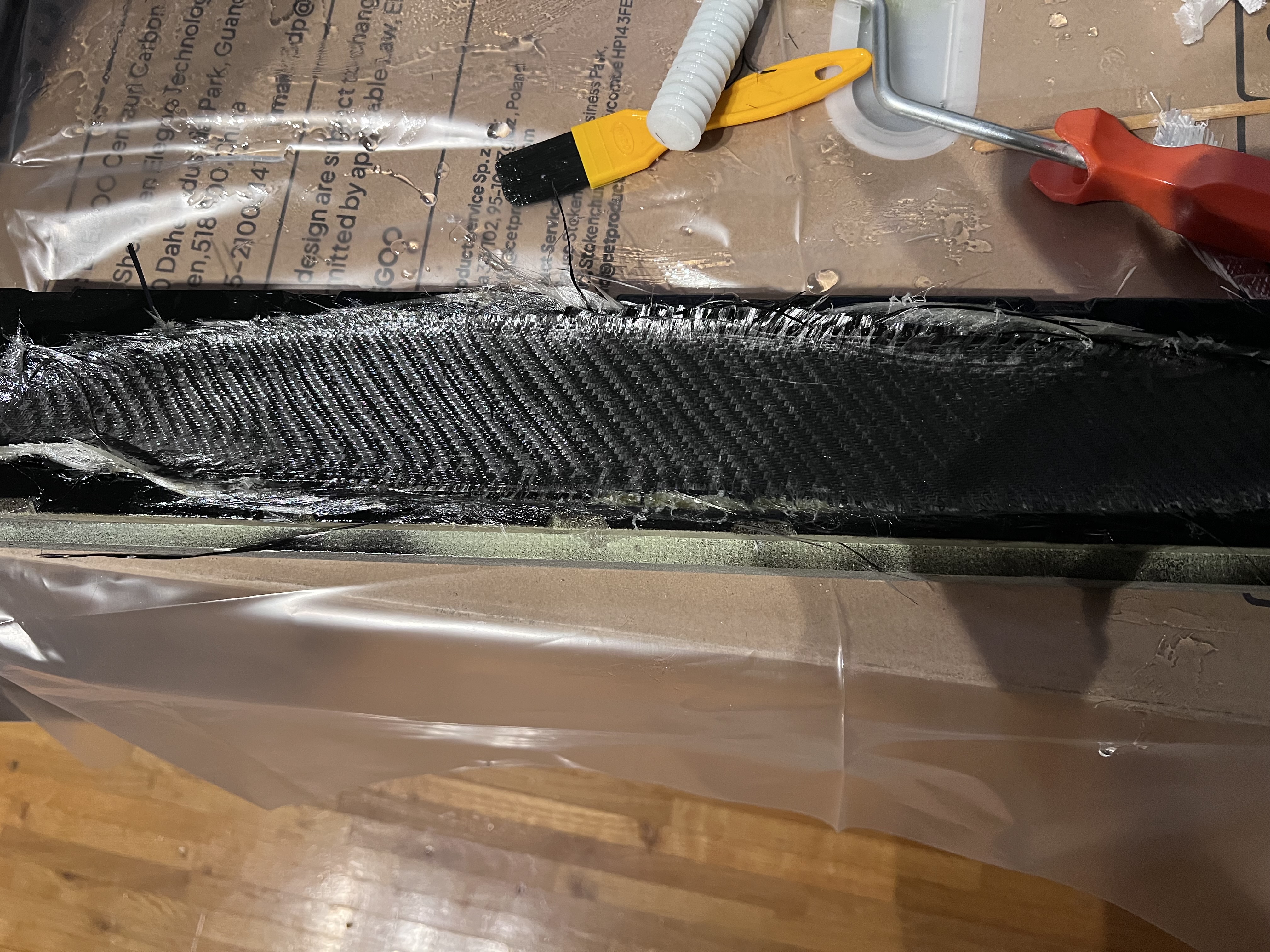Hydrofoil stab compression mold — thumbnail 23