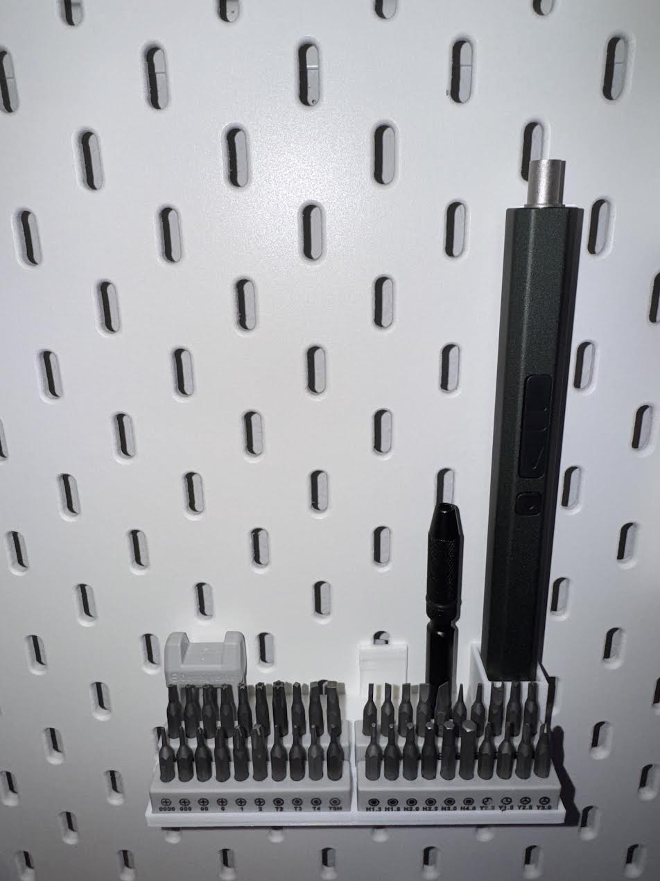 AliExpress 50in1 Electric Screwdriver Set Holder for Ikea Skadis Pegboard