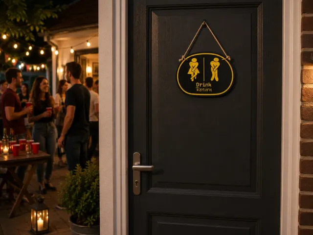 Unisex Restroom Sign – Restroom Door Sign
