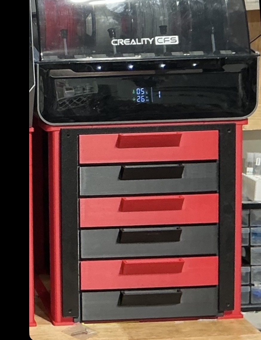 CFS Stand with Drawers for Creality K2 / K2 Plus (MMW‑K2PW‑CFSD) 3D model