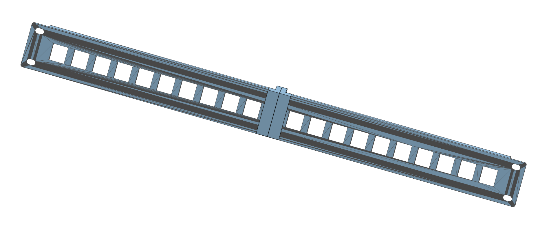 Patch Panel 19" - split for smaller printer
