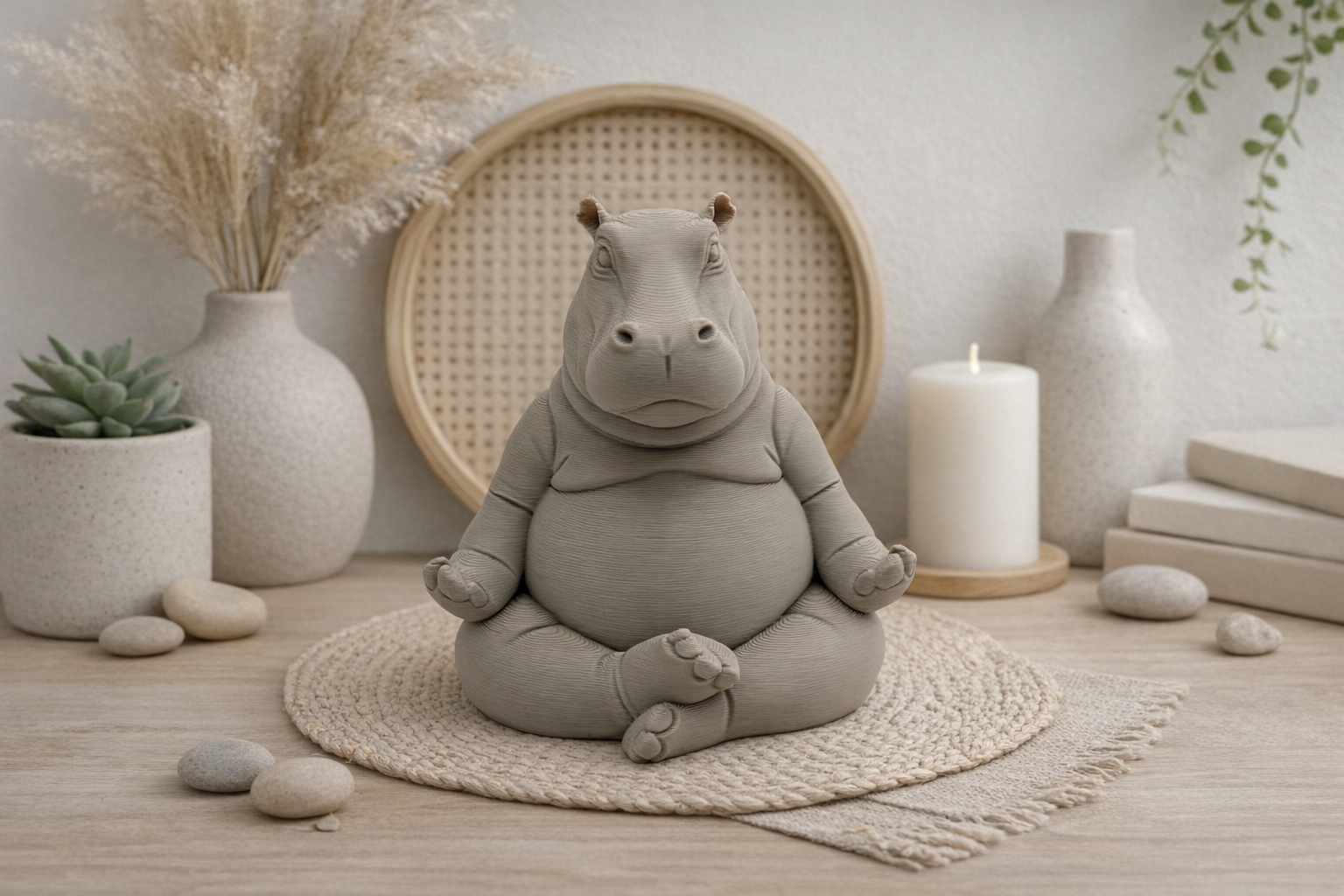 Meditating Hippo