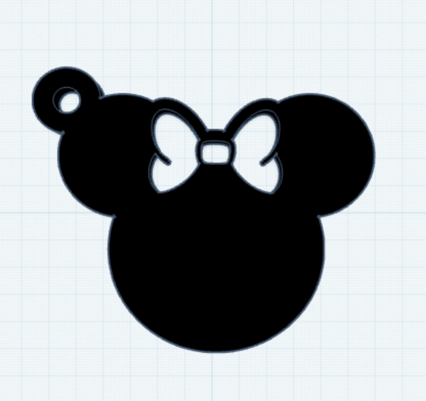 Minnie Mouse Keychain