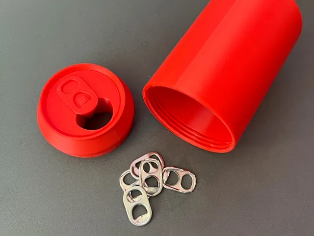 Soda Pop Tab Container