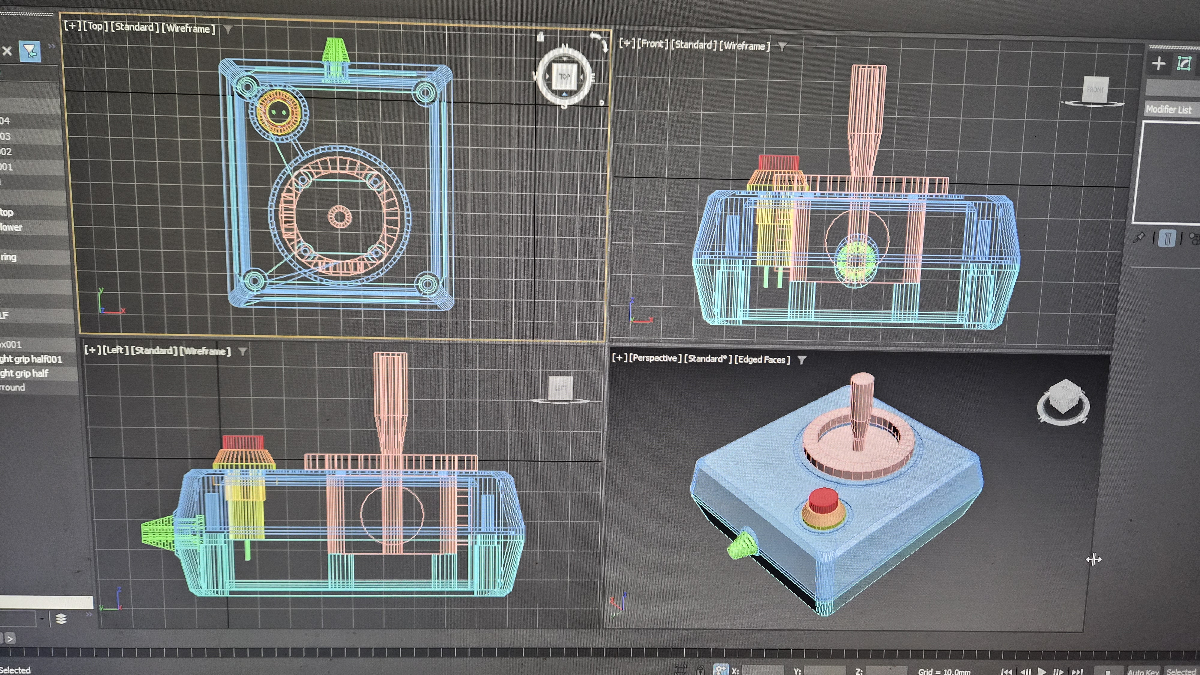Miniatura 2 do modelo 3D Retro Joystick Case