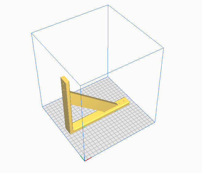 Miniatura 2 do modelo 3D Simple shelf bracket