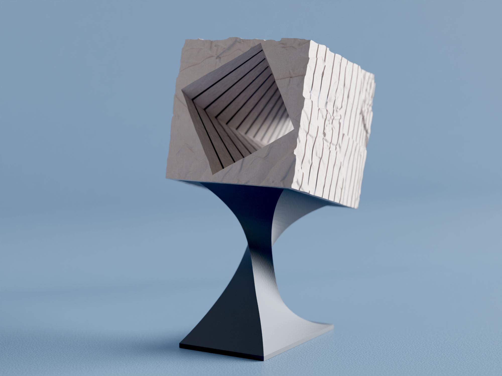 SCULPTURE on FEET: COMPLEX CUBE