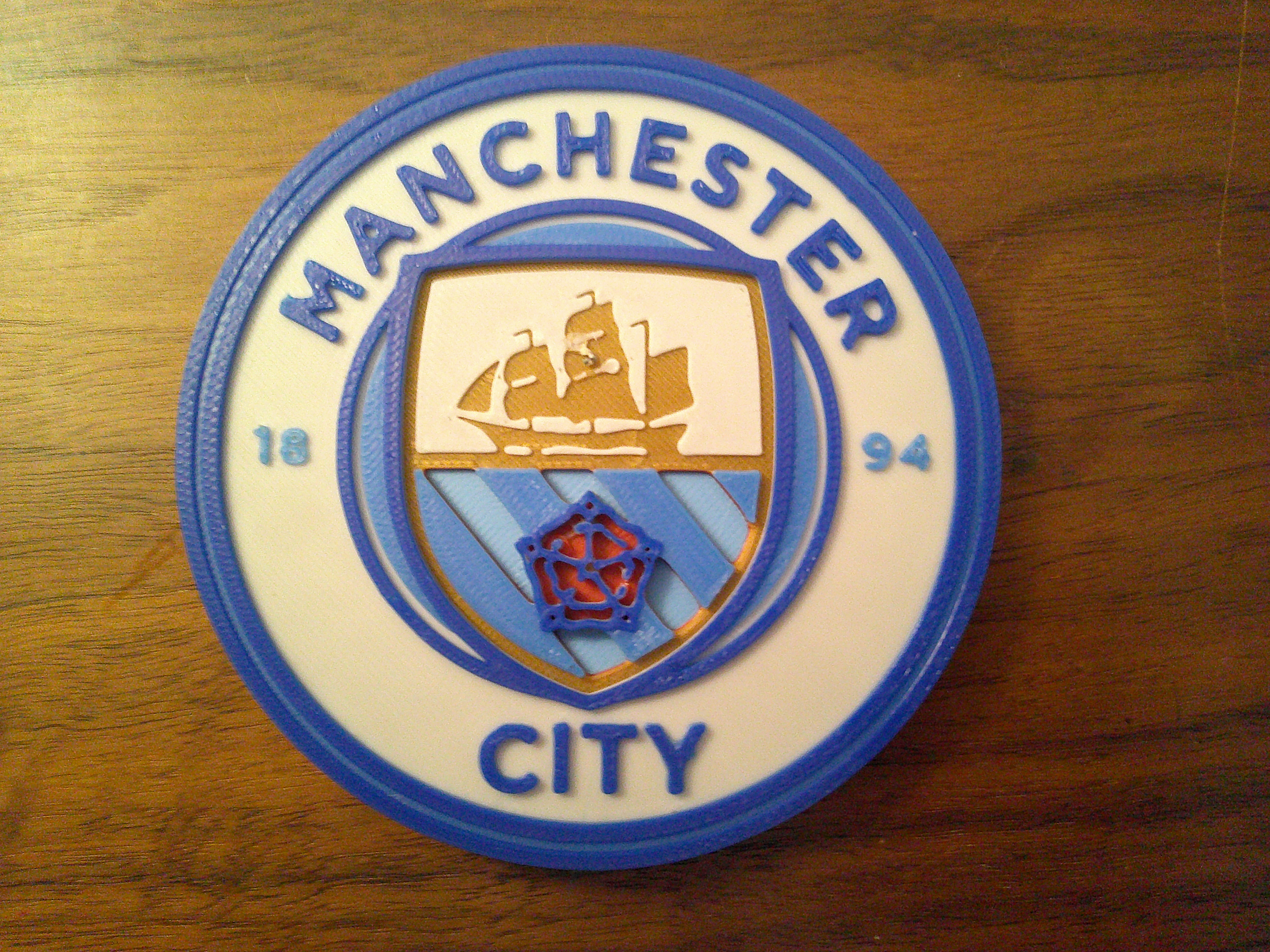 Manchester City Logo Coaster or Plaque
