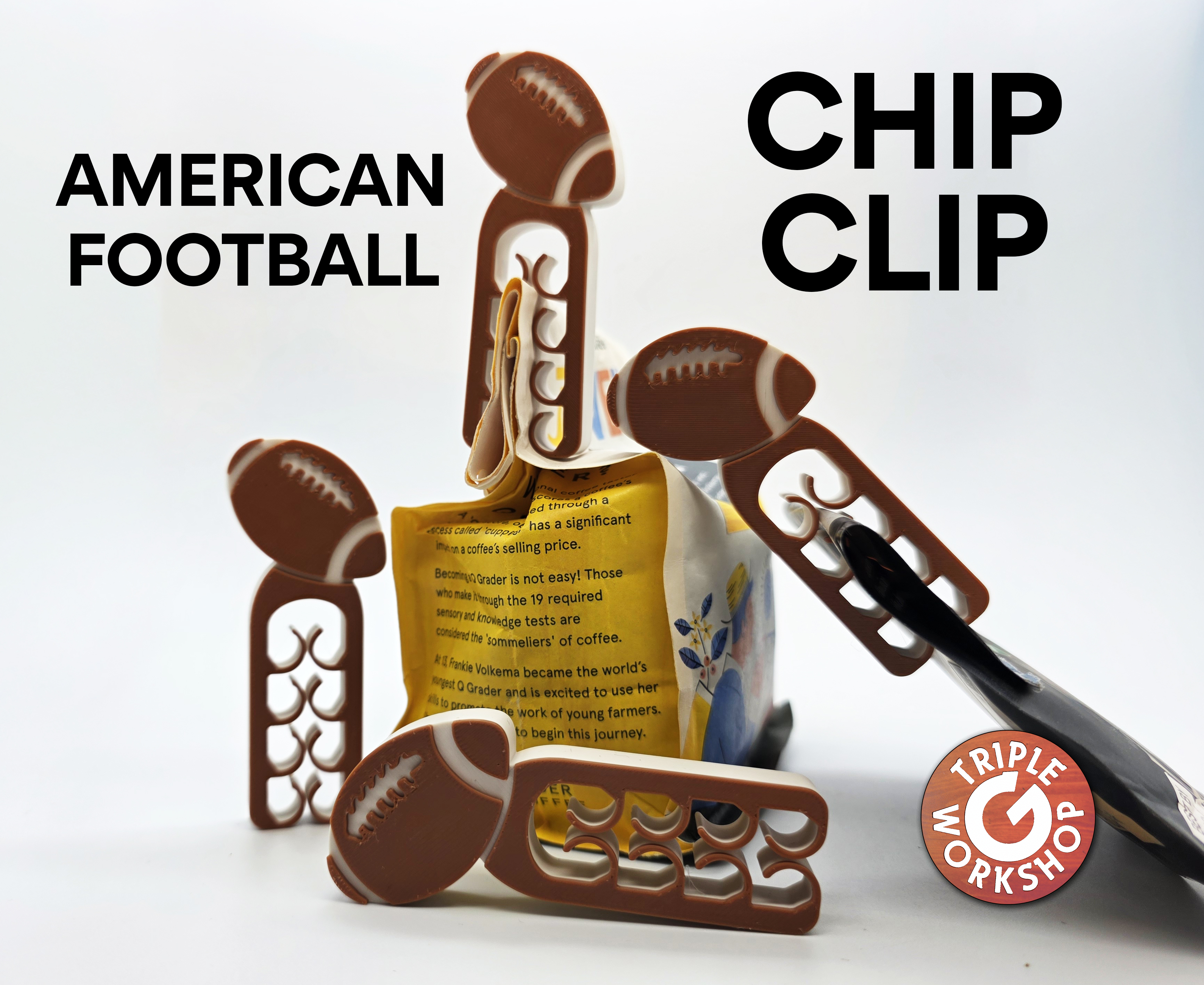 American Football Chip Clip