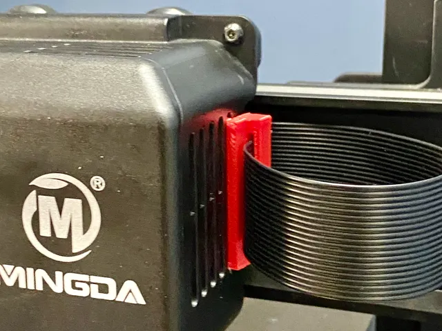 Mingda Magician X: X-axis Ribbon Cable Strain Relief Bracket