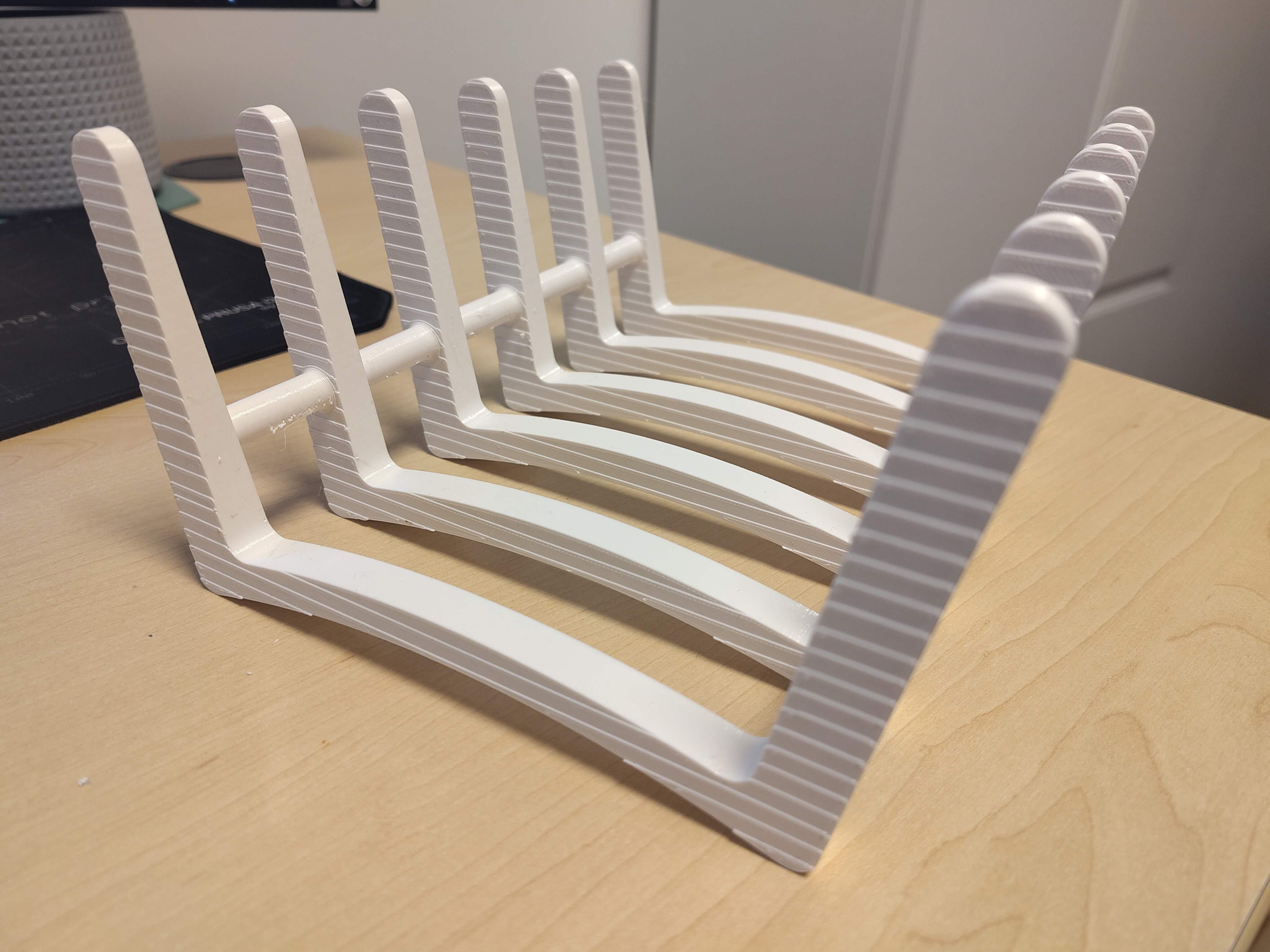Chaining Pot Lid Rack - adapted