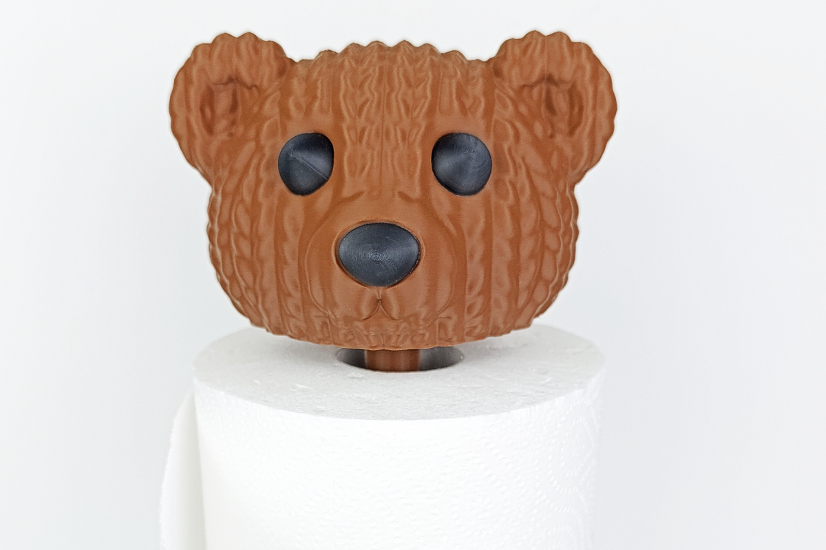 Teddy Paper Towel Stand