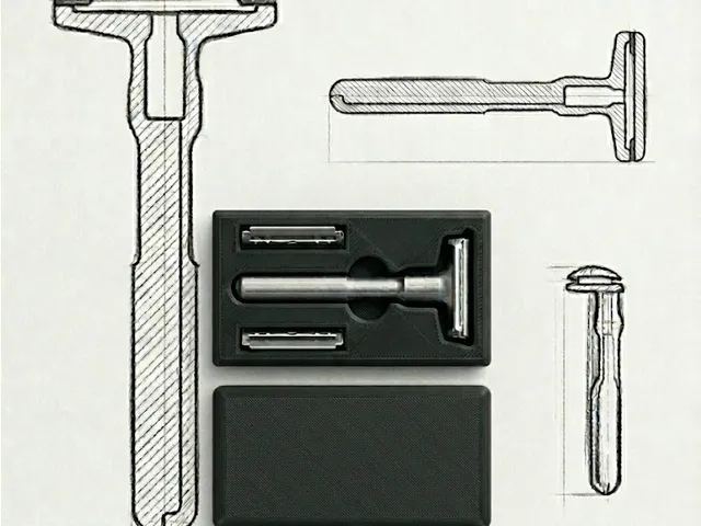 QShave Razor Case & Blade Storage