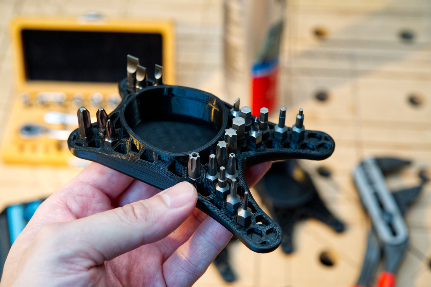Bosch 12V refined feet with and without bit holder