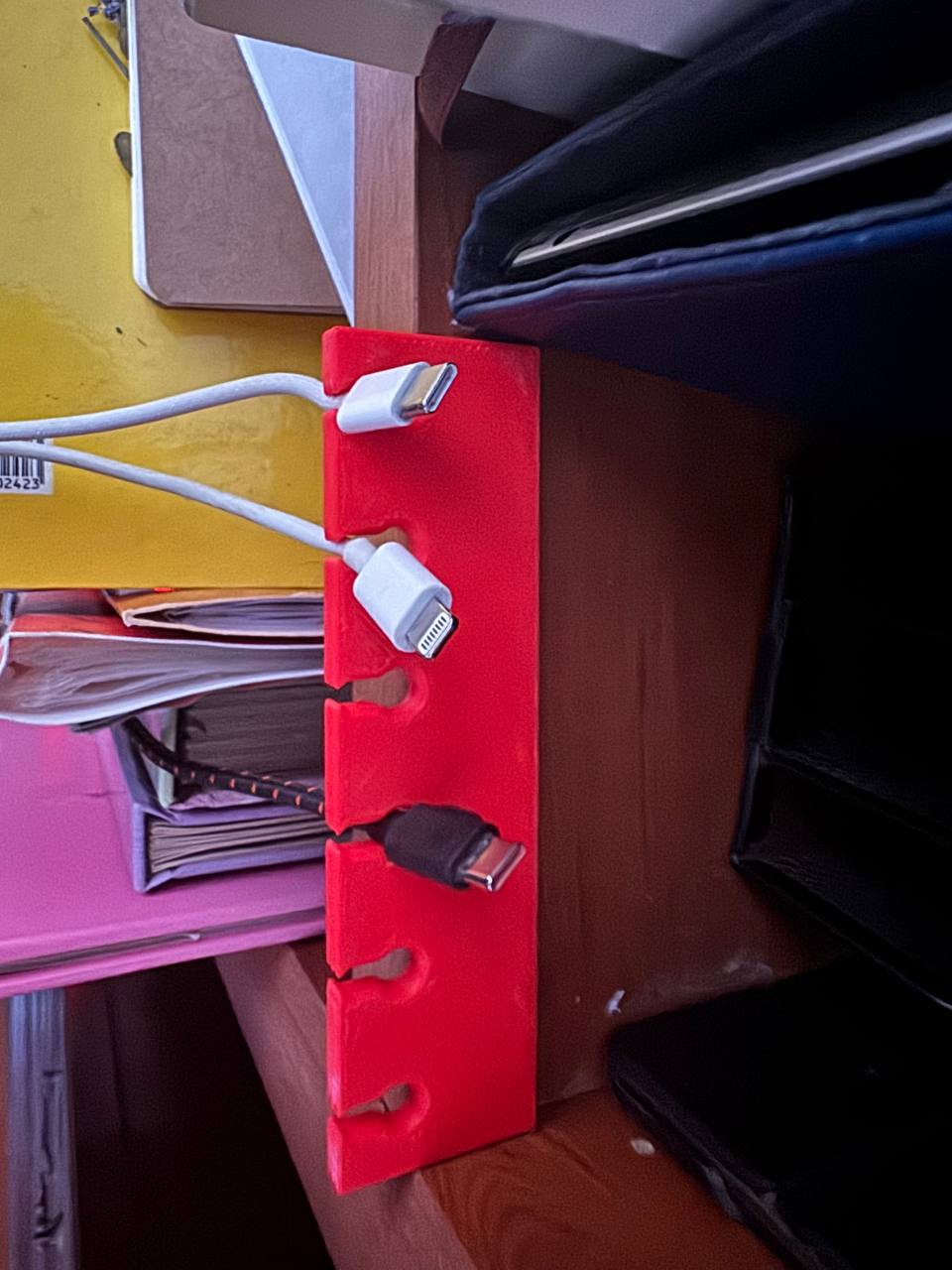 Usb Charger cables holder