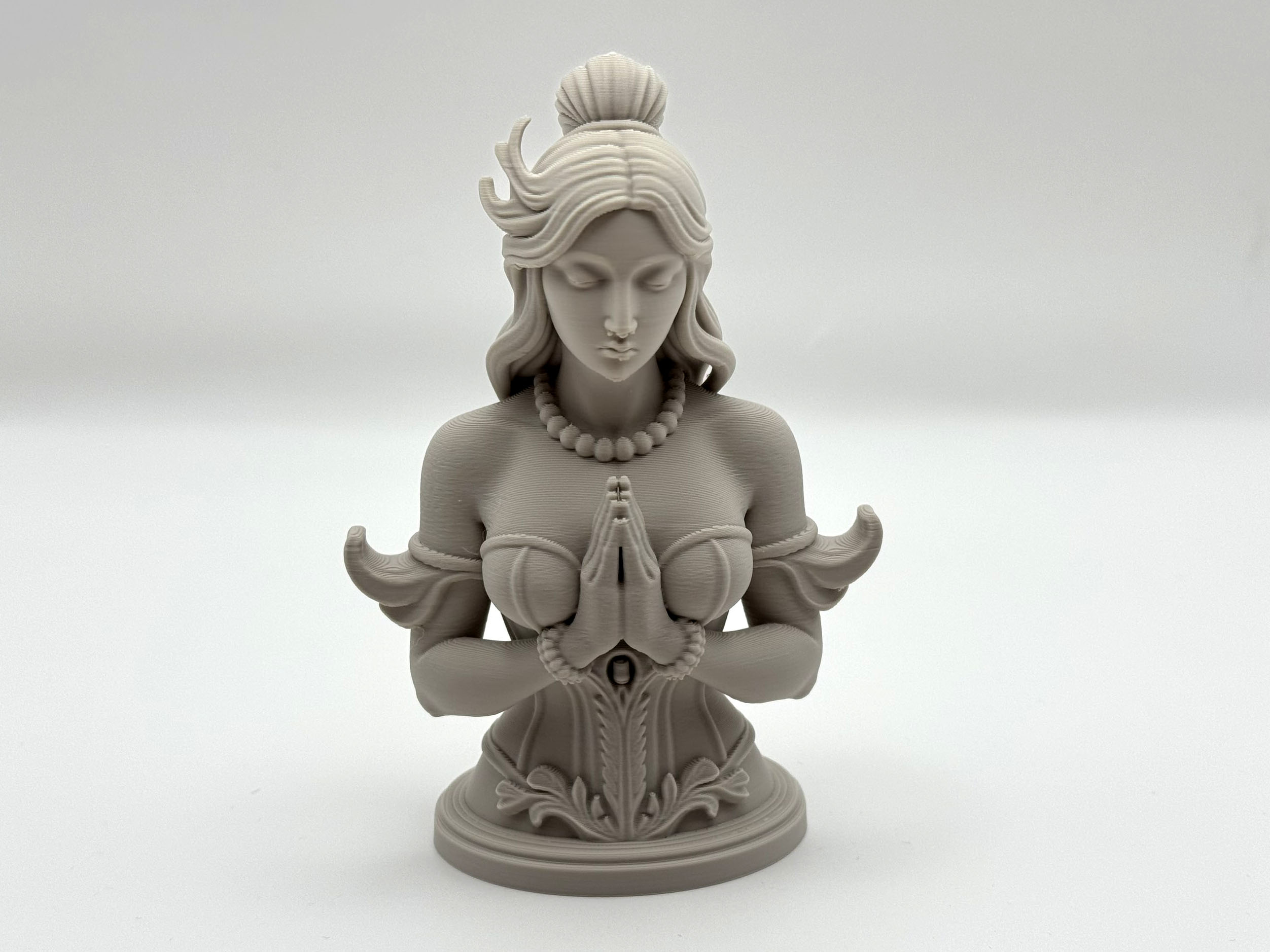 Meditating Female Bust