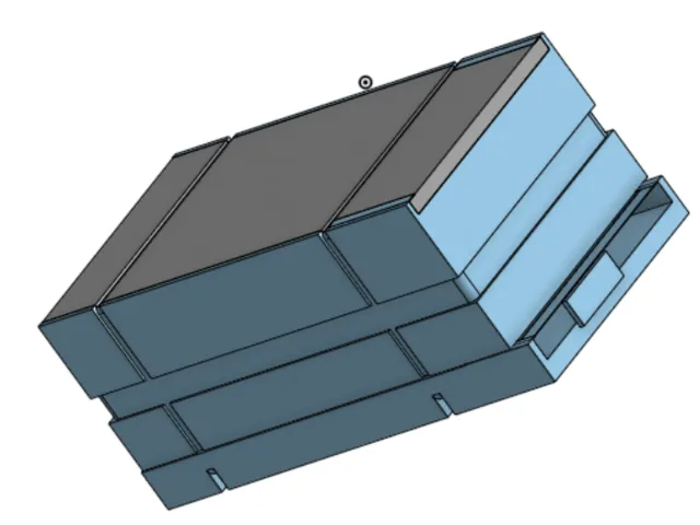 Main frame 12 case with storage