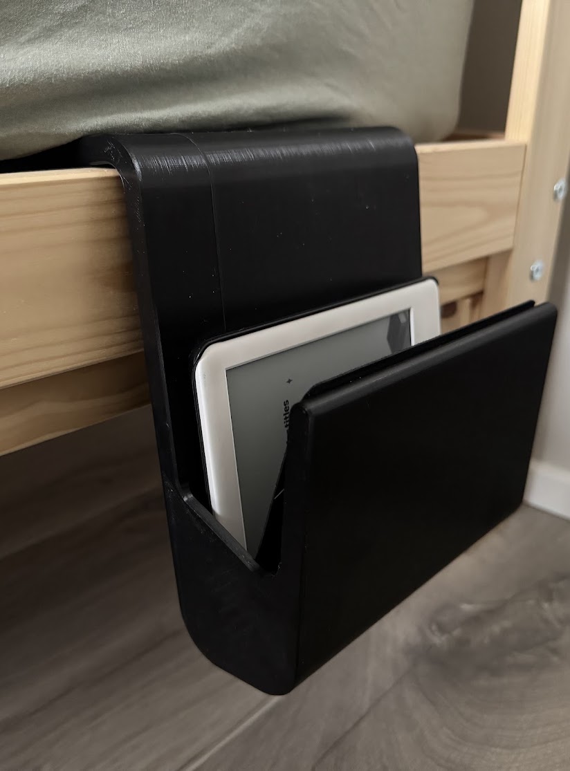 e-reader / book bed holder