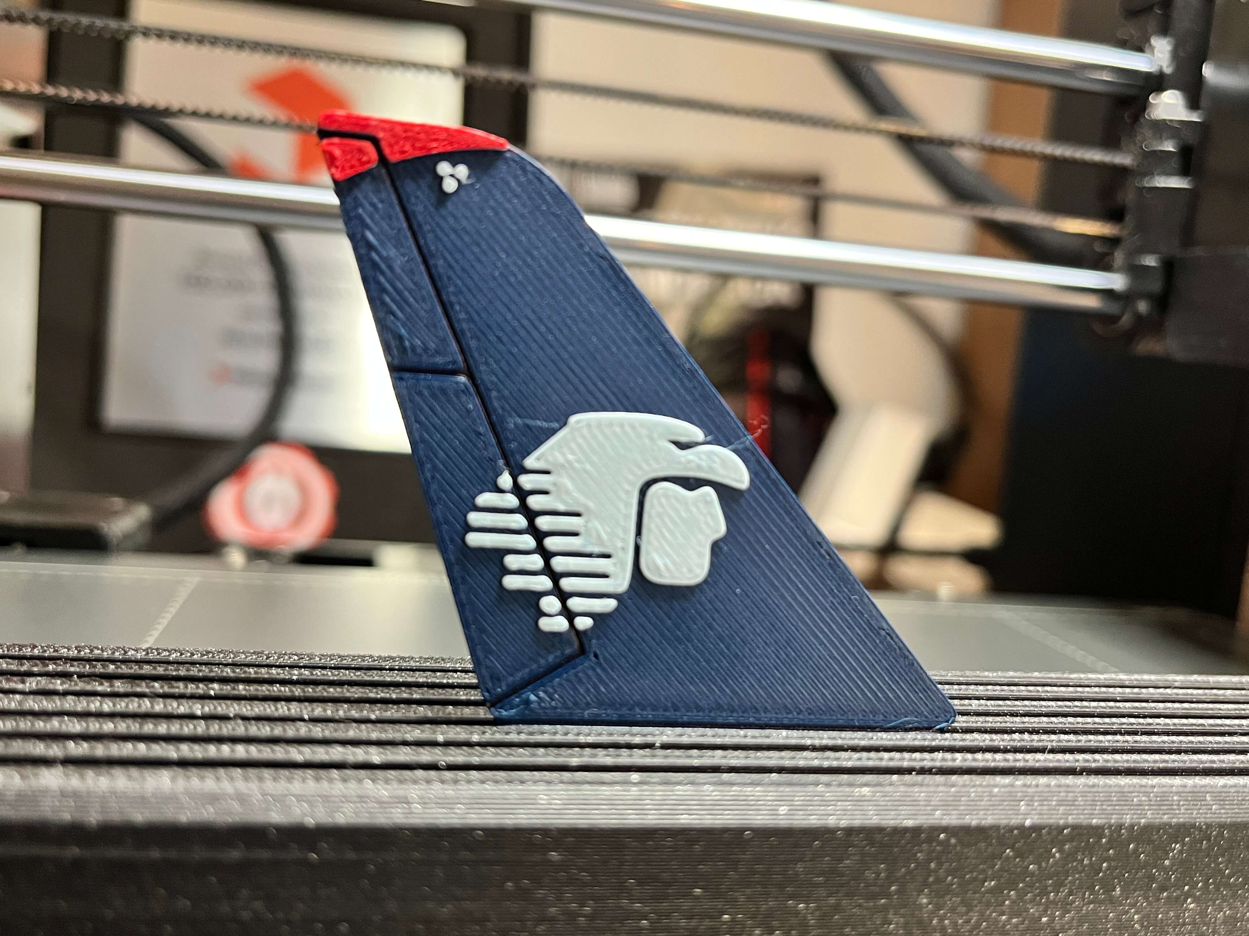 Aeromexico - Airplane Tail coaster, keychain
