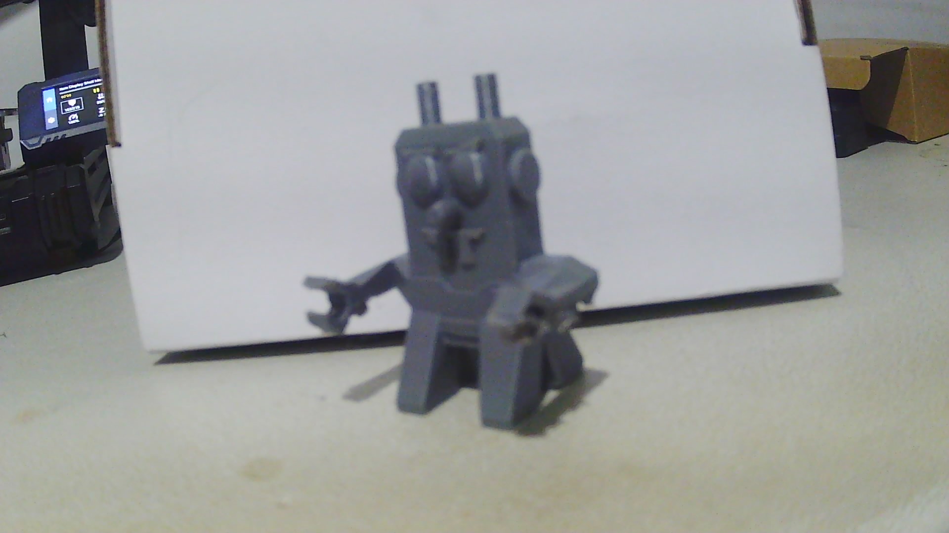 The "Spongetron 9000 Type 2" Robot Cartoon Character Themed Miniature