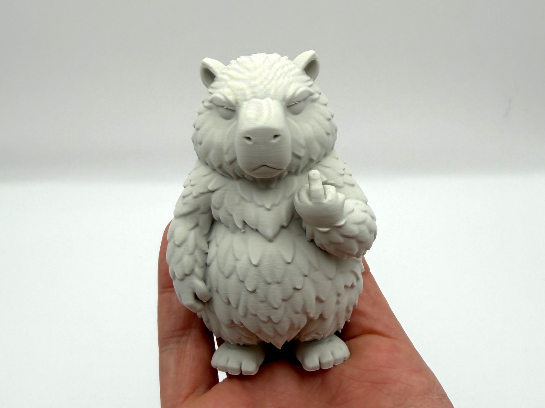 Middlefinger Capybara 3D model