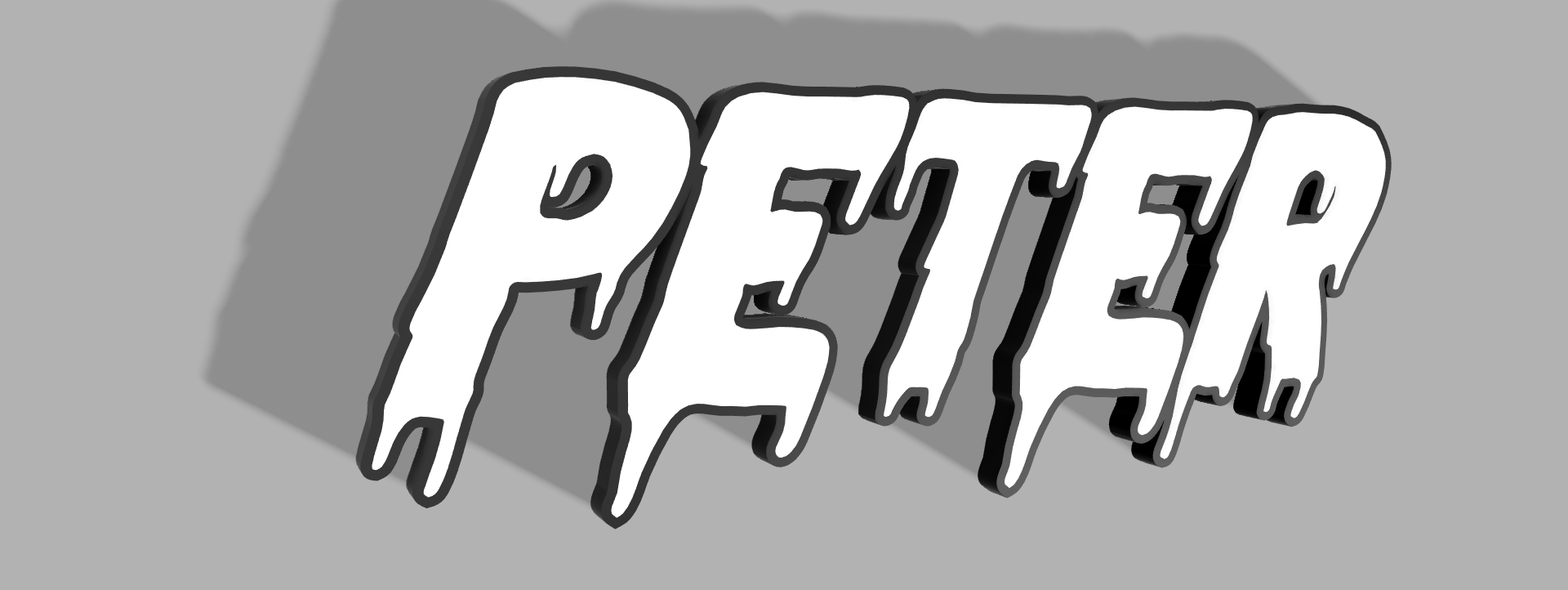 PETER LED - Namenslampe (Name Lamp)