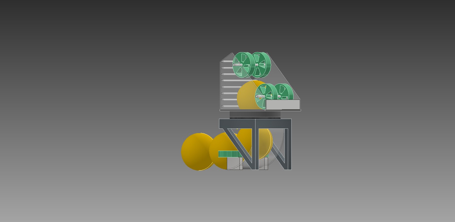 Turret design idea for the 2026 FRC game, Rebuilt