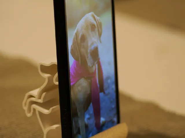 Minimalist Dog Phone & Tablet Stand