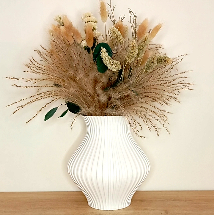 Vase "Galet Strié"