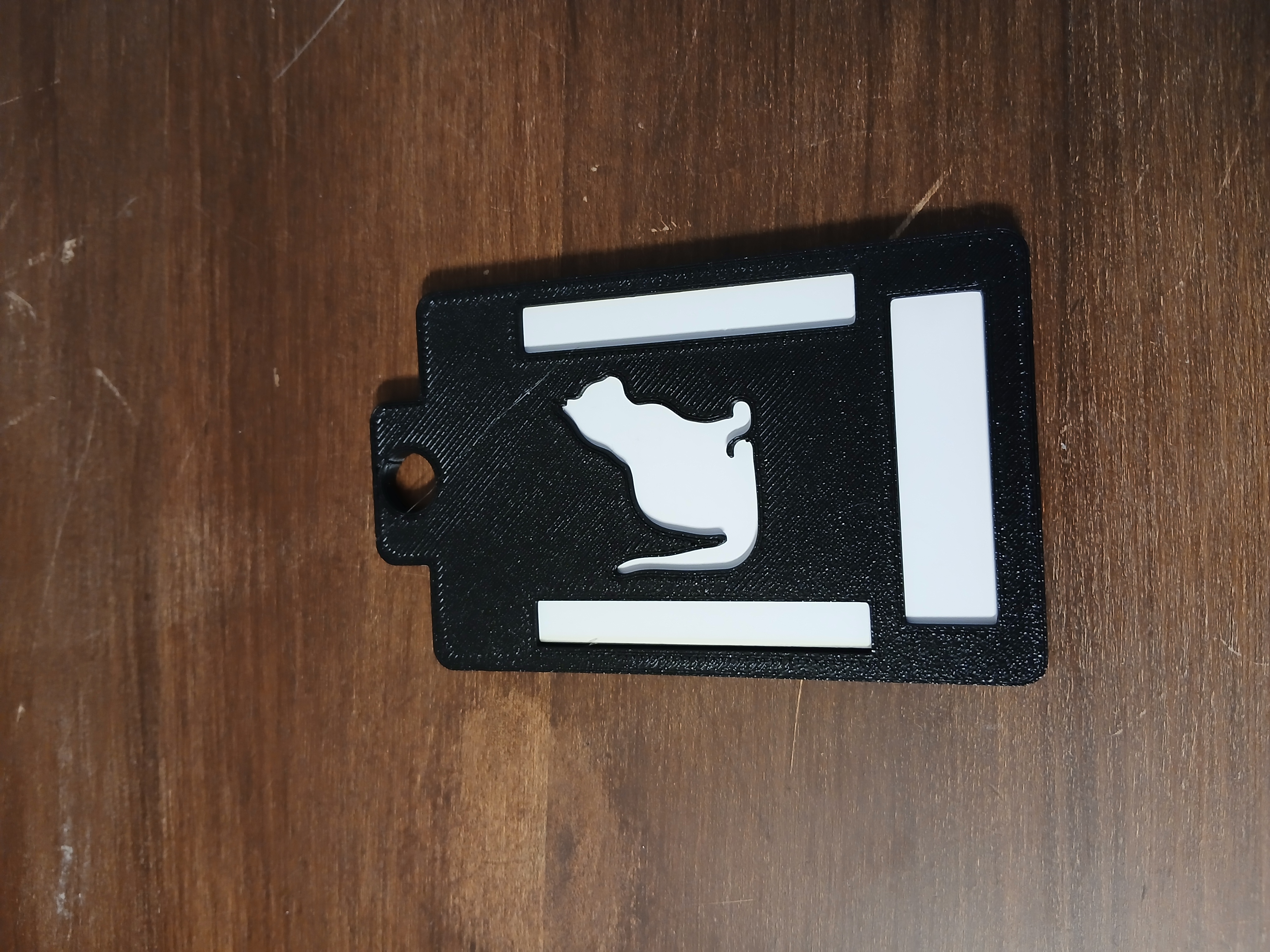 Cat Id badge holder