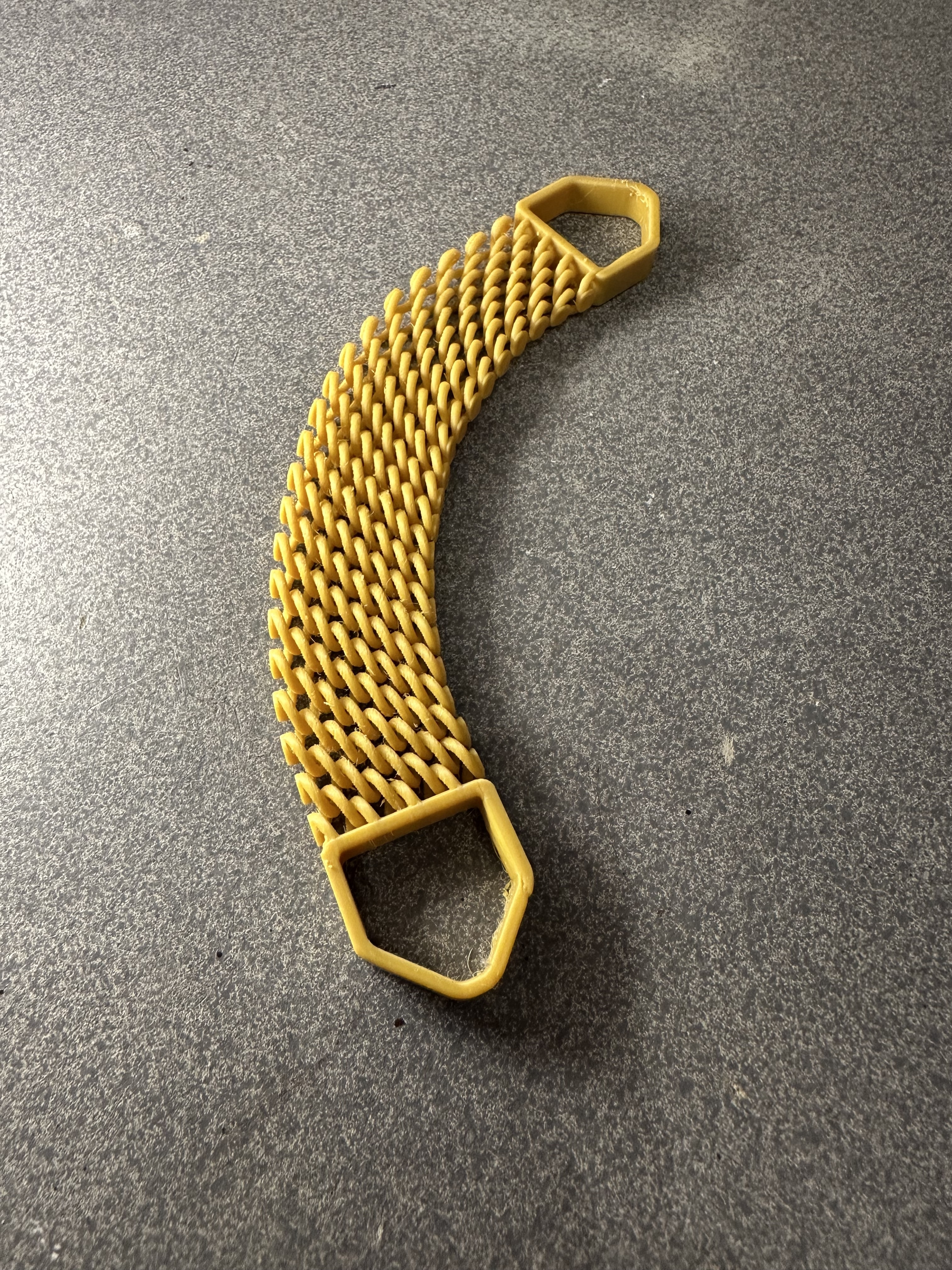 Miniatura 3 do modelo 3D Flat Flex Chain Keychain