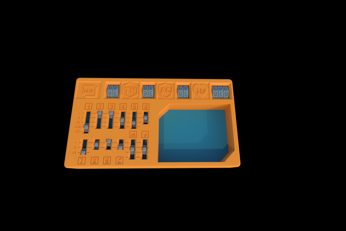 Miniatura 7 do modelo 3D DND Counter