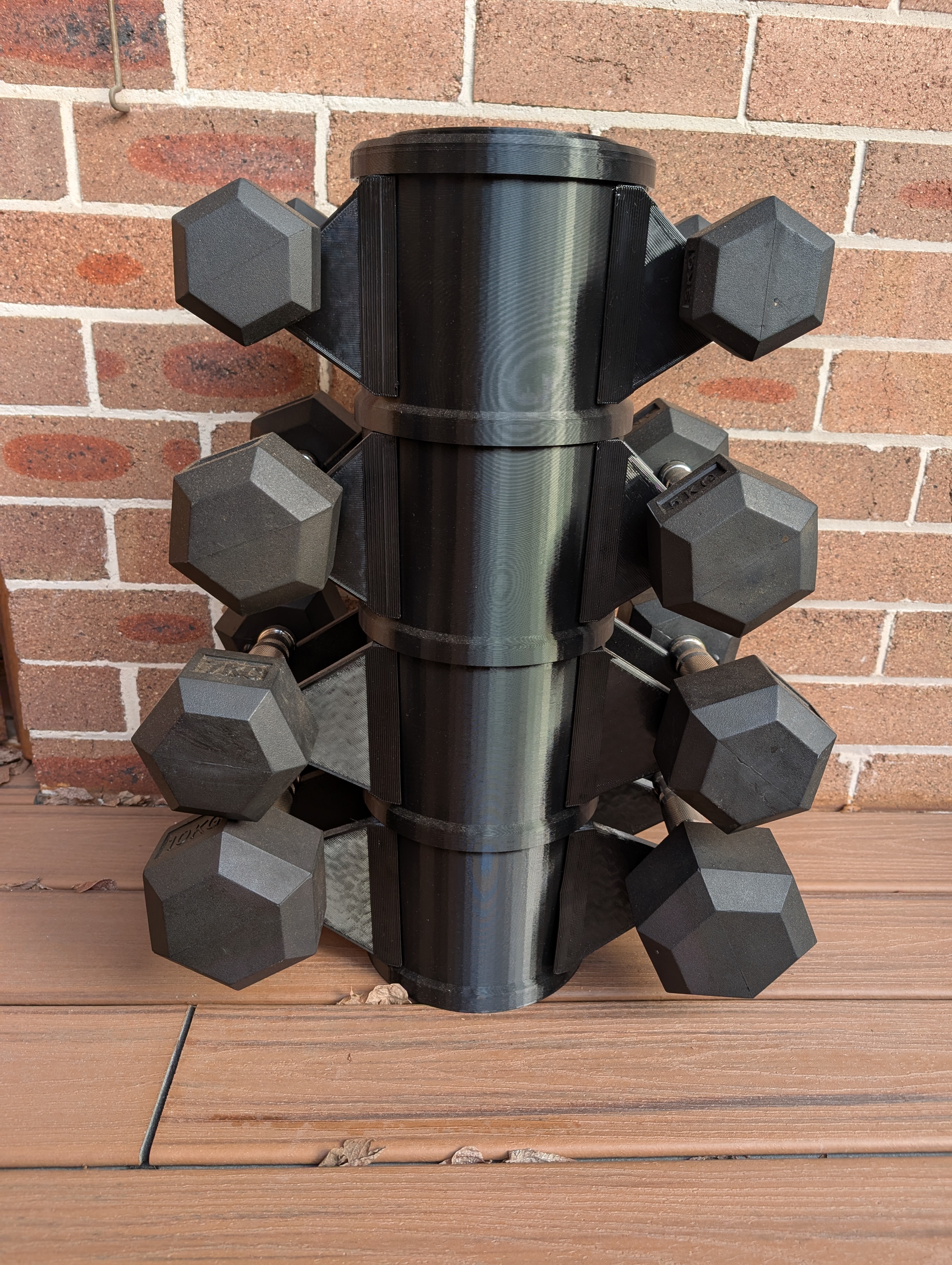 Miniatura 3 do modelo 3D Dumbbell Stackable Stand
