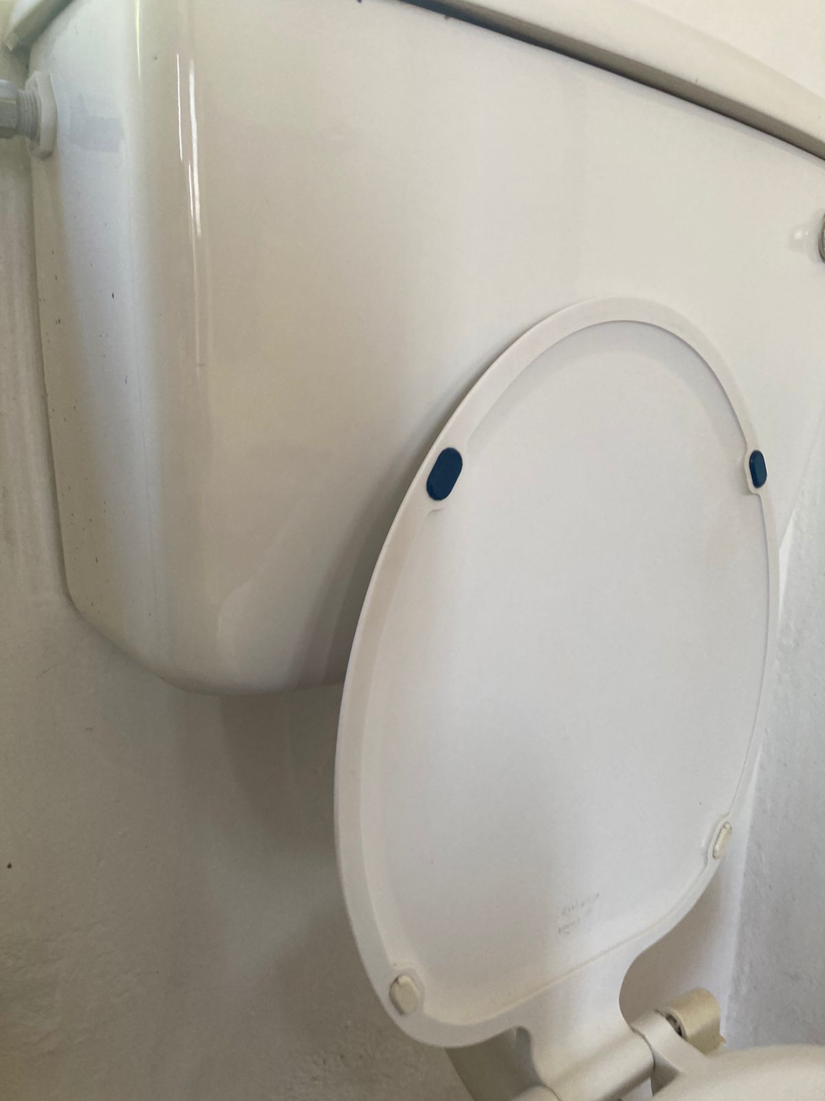 Toilet seat cover buffer