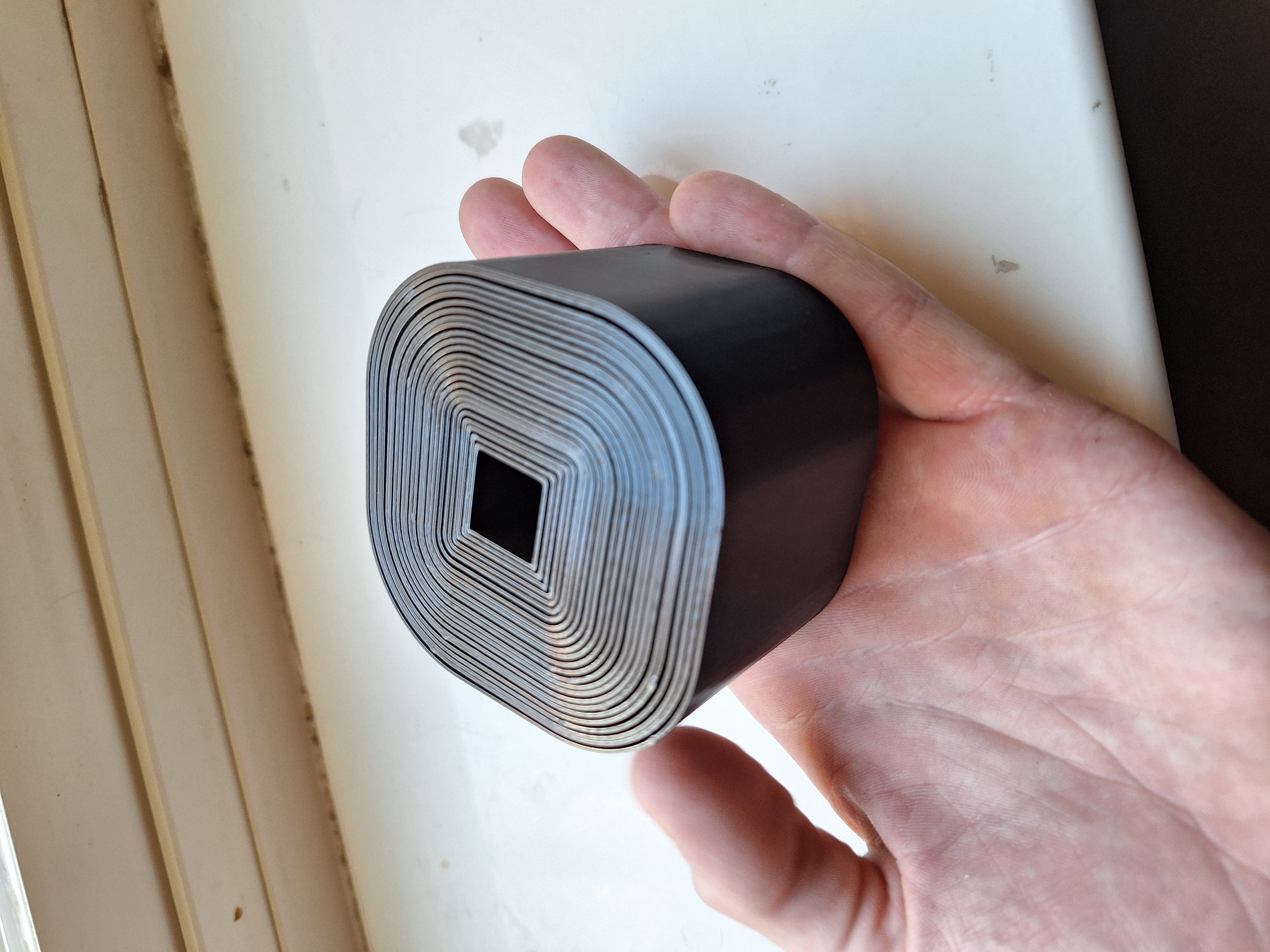 25 boxes that nest inside each other. like nesting dolls i suppose