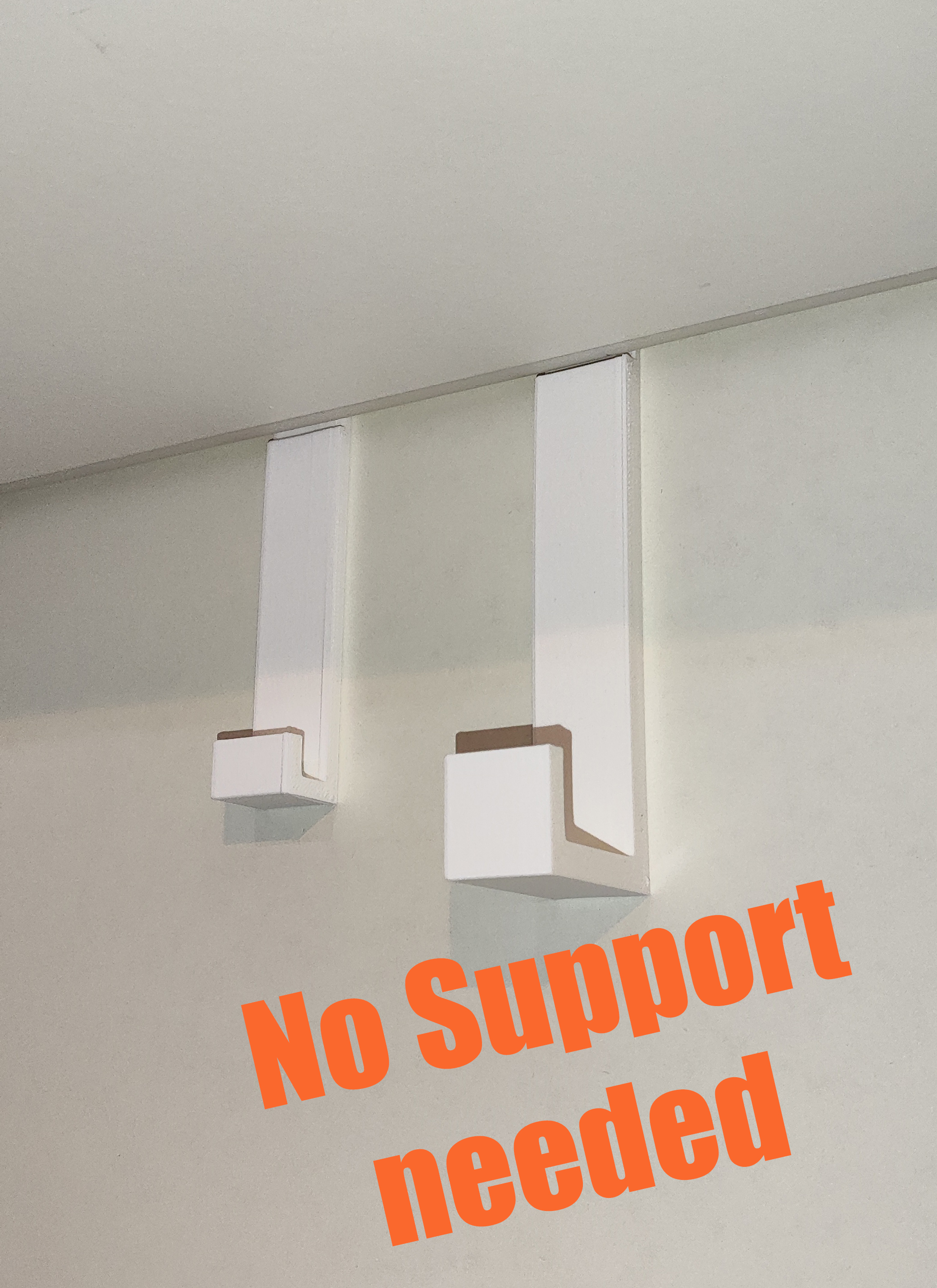 Universal Over-the-Door Hook - Fits Most Standard Doors - No Supports
