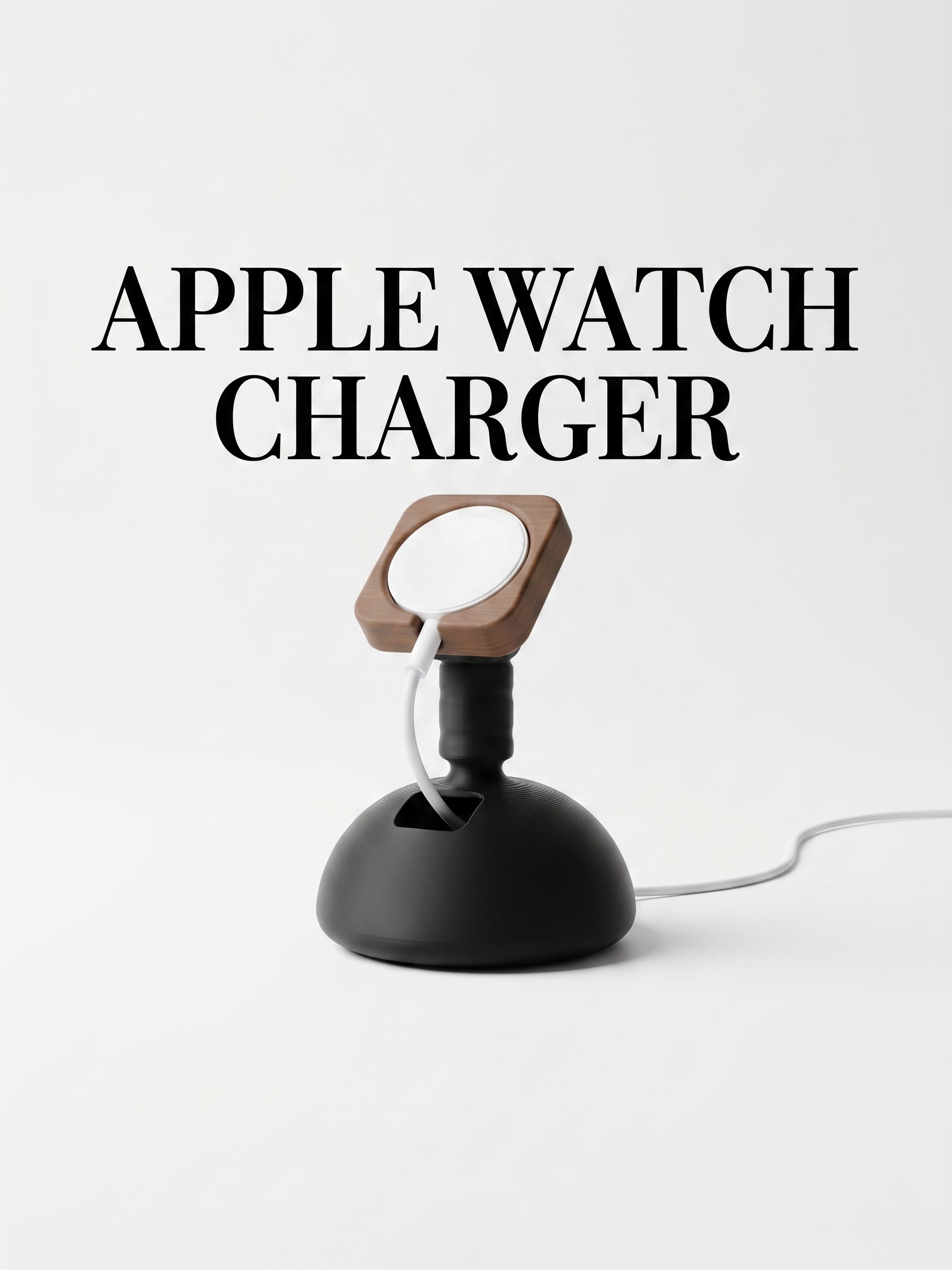 Minimalist Apple Watch Charging Stand USB-C